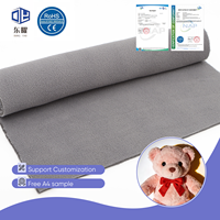 Tissu composite polaire double face super chaud, écologique, respirant, en mousse éponge laminée, pour jouets en peluche et animaux de compagnie