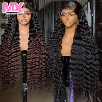 Peluca frontal de encaje HD de 210 densidad 13x6, peluca de ondas sueltas profundas, cabello humano rizado y ondulado, pelucas frontales de encaje HD de la India para mujer