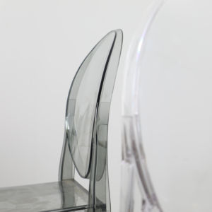 卸売ビクトリア朝の宴会クリスタルプラスチックレンタルクリアアクリルイベント透明グレーゴーストチェア - Product Image 2