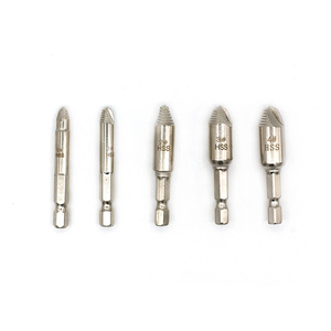 In Stock 5-Piece Set Single-Head High-Speed Steel Hexagonal Shank Screw <b>Extractors</b> <b>Bolt</b> Screw Remover for <b>Broken</b> Stripped Screws - Product Image 3