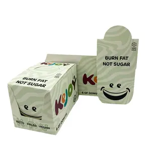 Benutzer definierte Logo Karton Sachet Spender Box Mylar Bag Oil Dropper Perforierte Zähler Papier Display Box mit Riss Off Line