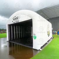Simulateur de golf gonflable, logo personnalisé imprimé, tente pop-up, gazebo gonflable, auvent, simulateur mobile à louer