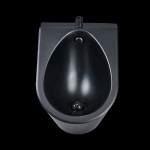 <span class=keywords><strong>Urinoir</strong></span> mural en acier inoxydable de couleur noire mate de conception personnalisée - Product Image 3
