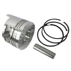 <b>Single</b>-Cylinder Air-Cooled Diesel Engine Parts Complete List for Tiller Generators 186FA Piston Assembly with Ring Springs - Product Image 2