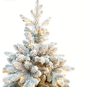 Arbre de Noël artificiel personnalisé en PE PVC avec structure métallique, éclairage LED multicolore, décorations extérieures, respectueux de l'environnement - Product Image 3