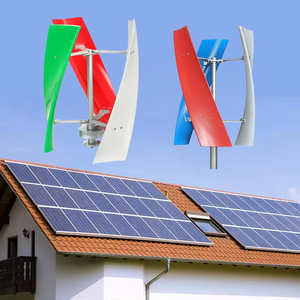 Generador de Energía Eólica Solar Híbrido X-5kw de 5KW, Eje Vertical con Aspas de Fibra de Vidrio, 3 Aspas, Uso Doméstico, 220V - Product Image 4