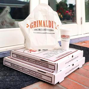 Tùy chỉnh màu Trắng Kraft Giấy Bánh Pizza hộp in 16inch kích thước lớn hộp bánh pizza với logo cho lấy đi bánh pizza bao bì hộp - Product Image 2