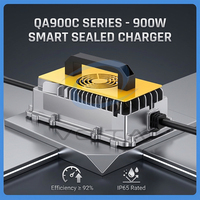 Chargeur de batterie embarqué VOITATOP VT-QA900C 900W OBC pour voiturette de golf, marine, AGV 12V-72V LiFePO4, plomb-acide, IP67