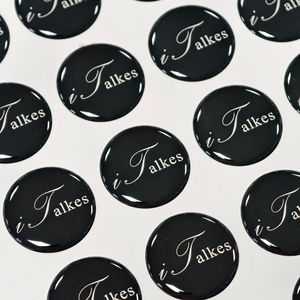 Etiqueta de Resina Epoxi 3D Personalizada, Adhesivo con Logotipo en Forma de Domo, Resistente al Agua y a los Rayos UV, Insignia de Gel Suave para Mercancía de Anime y Dibujos Animados - Product Image 6