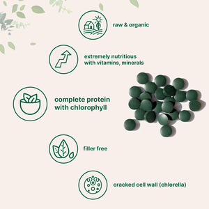 720 Pastillas de Chlorella y Espirulina 100% Pura, Tabletas de Chlorella Orgánica, Polvo de Chlorella, Espirulina Orgánica en Tabletas - Product Image 6
