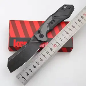 Outdoor Camping Folding Knife CPM 154 Blade Carbon Fibre Handle Stone High Hardness Wash Double Action EDC Hunting Pocket Knife