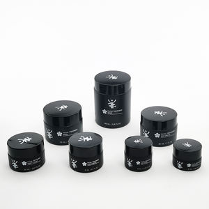 Frascos <span class=keywords><strong>de</strong></span> crema <span class=keywords><strong>de</strong></span> vidrio negro mate, con tapas para embalaje <span class=keywords><strong>de</strong></span> <span class=keywords><strong>mantequilla</strong></span> corporal, 5, 10, 15, 20, <span class=keywords><strong>25</strong></span>, 30, 50, 60, 100 <span class=keywords><strong>gramos</strong></span>, venta al por mayor - Product Image 3