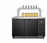 Mesin Dispenser Bir Komersial All-In-One, Mesin Dispenser Keran Bir Menara, Mesin Pendingin Bir Kegerator yang Tahan Lama