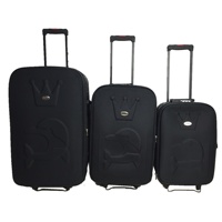 Ensemble de valises en polyester 600D avec cadre en peigne à miel, chariot externe avec roues extérieures en fer, 20 24 28 ou 19 23 27 pouces, 3 pièces, eva, pas cher, offre spéciale