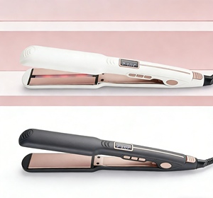 Brosse lissante électrique <span class=keywords><strong>mini</strong></span> portable Traitement de lissage des cheveux à la protéine <span class=keywords><strong>Fer</strong></span> à lisser multifonction LCD avec infrarouge - Product Image 2