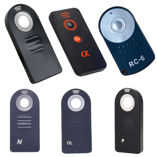 SLR Digital Camera IR Infrared Wireless Remote Control Shutter Button Release for Canon Nikon Pentax Sony Camera ML-L3 RC-6