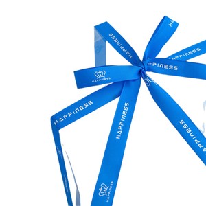 Custom Satin Ribbon With Logo Printing For <b>Wedding</b> <b>Gift</b> <b>Boxes</b> DanLex Brand - Product Image 4