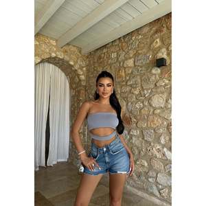 Casual <b>Grey</b> Bodysuit with Window Detail Print Knitting <b>Fabric</b> Above Knee Length Skinny and Loose Fit for Summer - Product Image 2