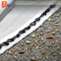 Matériau géocomposite, filet de drainage composite tridimensionnel, géogrille PP, géotextile composite pour déponement d'ordures