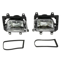Paire de lentilles en plastique transparent pour feux antibrouillard avant gauche et droit pour BMW E30 Série 3 1985-1993