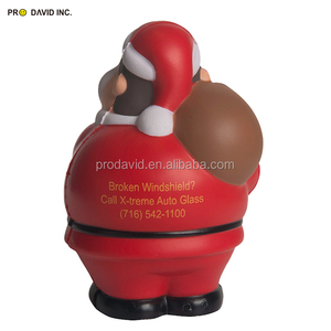 High Quality Soft PU Santa Shaped <b>Squeez</b> Toys Wholesale Promotional Stress <b>Balls</b> - Product Image 6