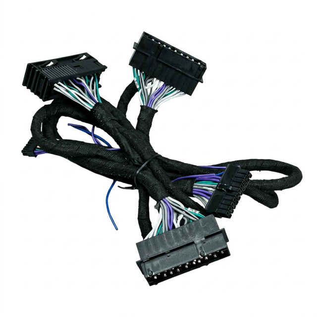 Copper Core Digital Amplifier Wiring Harness PVC for Car DSP Audio Systems IP67 Rated 12V/24V 1m-1.5m Length