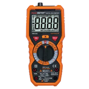 Pedômetro pm19c china fabricante medição de frequência multi testador elétrico dc gama manual profissional multímetro
