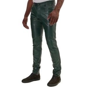 OEM Service Customized Color <b>Men</b> Leather Canvas <b>Pants</b> Eco-Friendly Waterproof Casual Winter <b>Pants</b> Made in Pakistan - Product Image 2