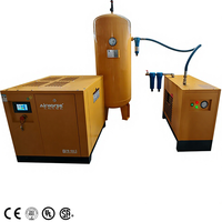 Compresseur d'air à vis rotatif industriel à faible bruit et haute efficacité 10HP 20HP 30HP 50HP 7.5KW 15KW 22KW 37KW