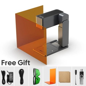Incisore <span class=keywords><strong>Laser</strong></span> Portatile <span class=keywords><strong>per</strong></span> Cornici in Legno, Segnalibri in Bambù, Porta Carte in Pelle, Logo <span class=keywords><strong>per</strong></span> Cover Telefono e Regali in Legno - Product Image 1