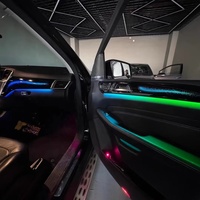 Kit d'éclairage d'ambiance pour voiture Mercedes Benz ML GL GLE GLS W166 2012-2019, éclairage d'ambiance pour l'espace des pieds, éclairage d'ambiance pour le panneau de climatisation