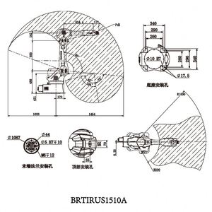 Brazo Robótico Industrial de 6 Ejes con PLC y Motor, Carga Útil de 10 kg, Alcance de 1500 mm, Fácil de Operar para Tareas de Automatización de Carga en Máquinas CNC - Product Image 4