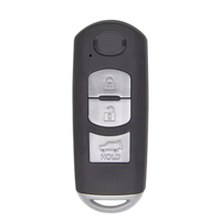 Coque de clé de voiture de remplacement en gros, 3 boutons, étui universel pour clé de voiture Mazda