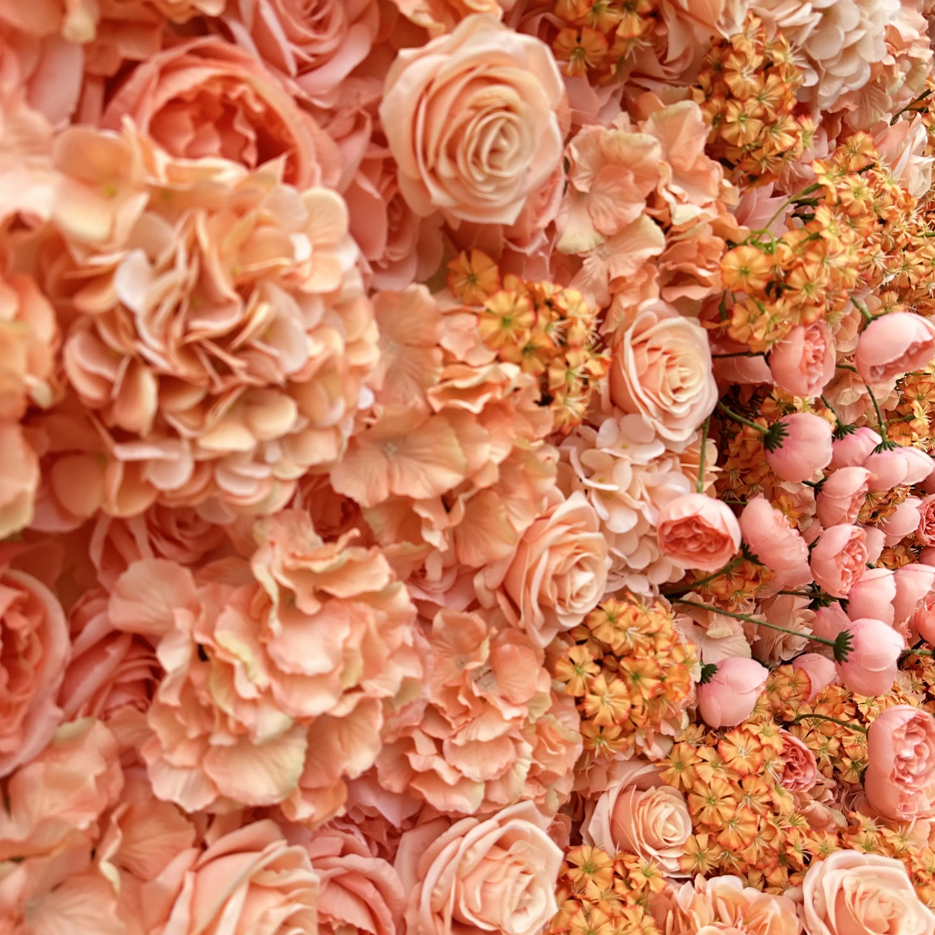 2024 fábrica novo produto venda quente seda artificial falso rosa flor de parede decoração para decoração de festa em casa de casamento