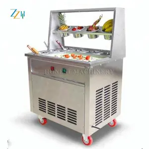 High Performance Automatic Fried Ice Cream Machine / Commercial Fried Ice Cream Roll Machine Turkey / Frozen Yogurt Machine