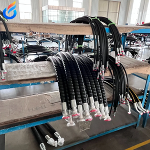OEM NBR 유압 고무 호스 1/<span class=keywords><strong>2</strong></span>인치 1/4인치 3/8인치 SAE 표준 내유성 호스 공장 맞춤 서비스 - Product Image 2