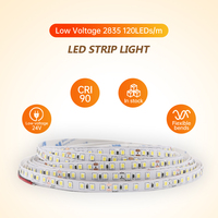Bande lumineuse à LED SMD2835 SMD2835 pour la décoration de la maison En stock Lumen élevé 120LED bande lumineuse LED 10m par rouleau
