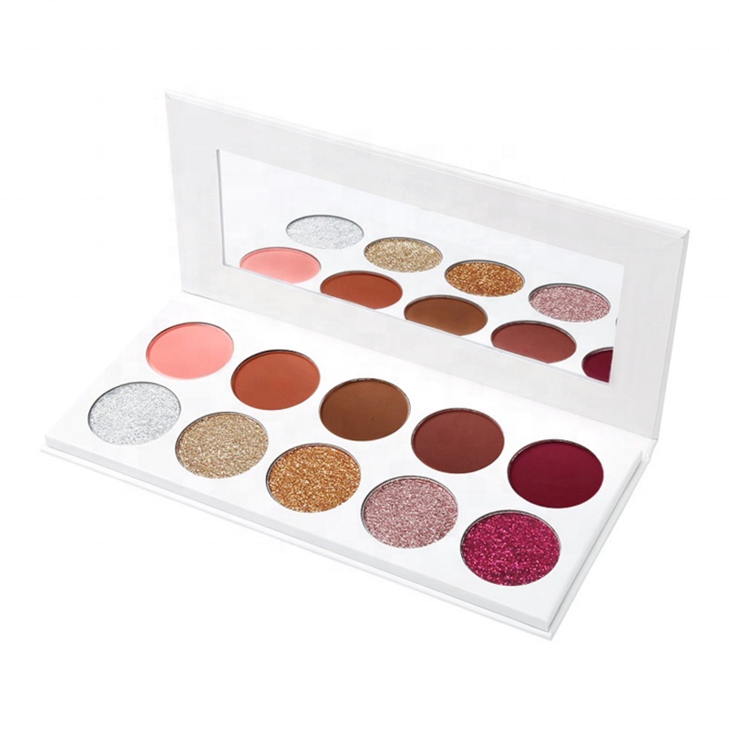 Palette d'ombres à paupières vegan pailletées et mates de marque privée maquillage des yeux pour la vente en gros d'ombres à paupières