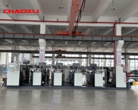 Machine d'impression flexographique pour emballages alimentaires en carton ondulé, type unitaire, pour gobelets en papier, sacs et boîtes
