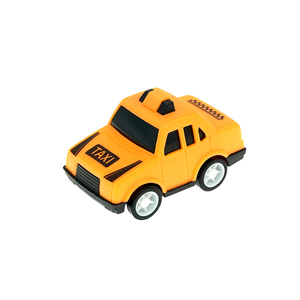 Taxi Giocattolo a Retrocarica in Plastica 6.5CM, Auto Taxi Giocattolo a Retrocarica per Bambini 75mm, Giocattoli a Capsula a Sorpresa - Product Image 3