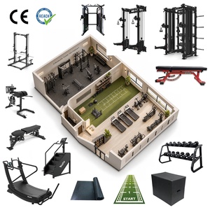 Paquete de Entrenamiento Funcional Compacto VIGFIT para Estudio de Entrenamiento de 100 m², Entrenamiento de Fuerza, Entrenamiento Cardiovascular, Estante de Almacenamiento, Máquina <span class=keywords><strong>Smith</strong></span> - Product Image 1