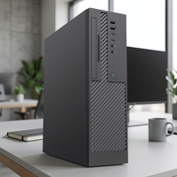 Boîtier PC compact SOHOO 8.3L SFF, châssis d'ordinateur de bureau de petite taille, cabinet compact pour usage domestique et professionnel