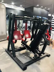 Longotech placa profissional carregada, máquina de treinamento de força, equipamento de fitness iso-prensa lateral da perna