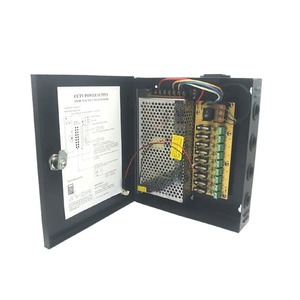 <b>12V</b> 30A 18 Channel Centralized Power Supply Box <b>Switching</b> Power Supply For Security Monitoring Led <b>Light</b> Strip Dc Transformer - Product Image 1