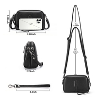 Tas Wanita Kulit Asli Grosir Pabrik Kustom Casing Smartphone Kelas Atas Tas Selempang Desainer Tas Tangan Mewah