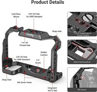   Cage en alliage d'aluminium pour Nikon Z5 / Z6 / Z7 / Z6II / Z7II -2926