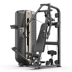 Máquina de Gimnasio para Ejercicios de Pecho Sentado con Selección de Peso por Pasador Serie F3000 EM Fitness - Product Image 1