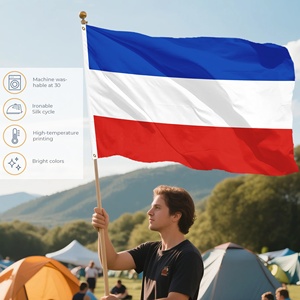 Bandera de Poliéster <span class=keywords><strong>Schleswig</strong></span>-Holstein Premium al por Mayor, 3x5 pies, Impresa, para Plazas Públicas, Protección UV, Exhibición en la Calle - Product Image 5