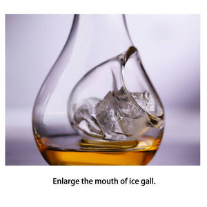 Réservoir de glace en <span class=keywords><strong>verre</strong></span> de cristal Concave de pouce, tasse à saké japonais, Pot refroidisseur en <span class=keywords><strong>verre</strong></span>, carafe à vin chaud, distributeur de <span class=keywords><strong>verre</strong></span> à vin froid - Product Image 5