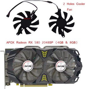 Enfriador de GPU, 85 mm de diámetro, PARA ALSEYE RX580, para 51risc <span class=keywords><strong>RX6600M</strong></span>, para AFOX RX580, para Ziway RX 580, reemplaza FL8015 12VB 7 vendido - Product Image 1